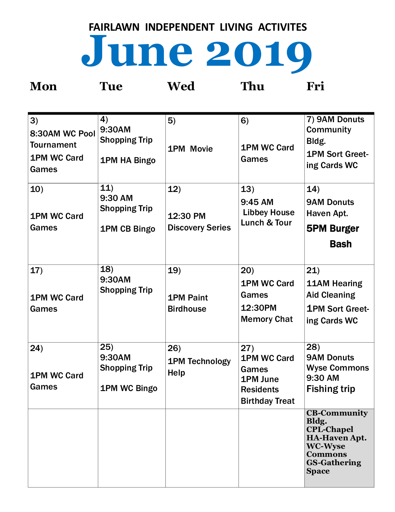 Fairlawn Retirement Community Senior Living Community Assisted Living